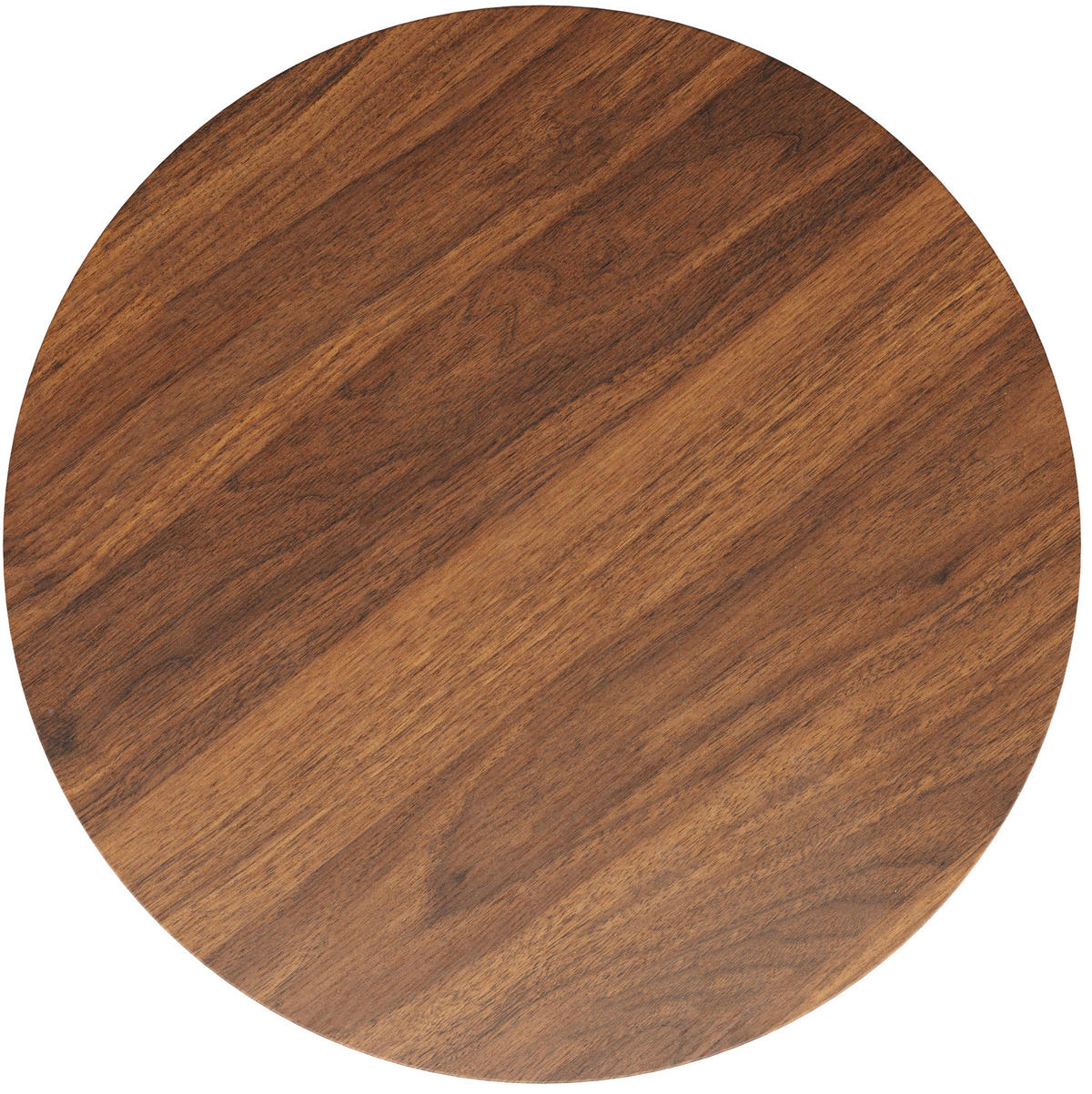ESSTISCH 80/80/75 cm in Walnussfarben mit runder MDF-Tischplatte - Walnussfarben, Holzwerkstoff (80/80/75cm) - Flora Grace