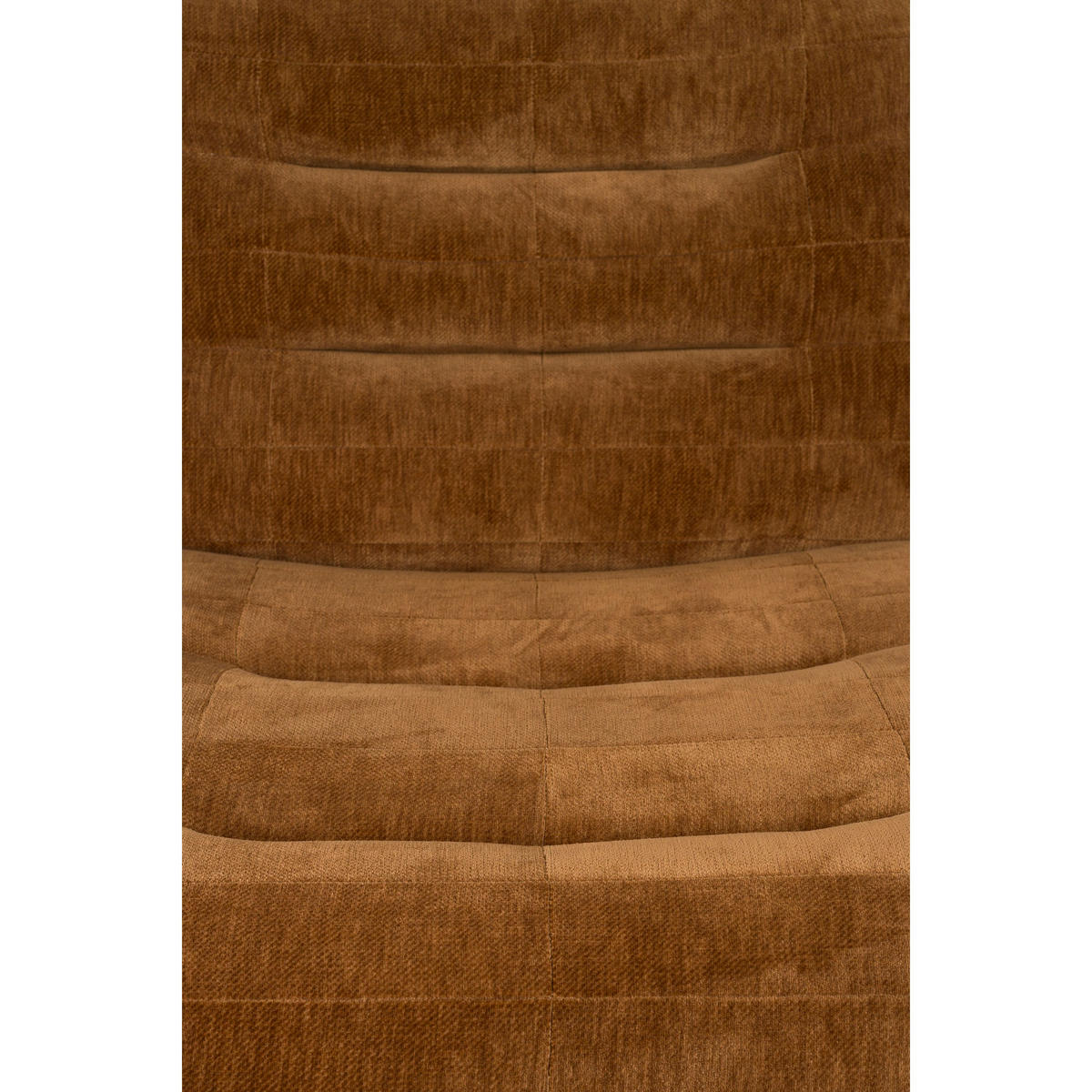 SESSEL Wyatt Samt Cognac Braun - Braun, Kunststoff (87/70.5/101cm) - Dutchbone