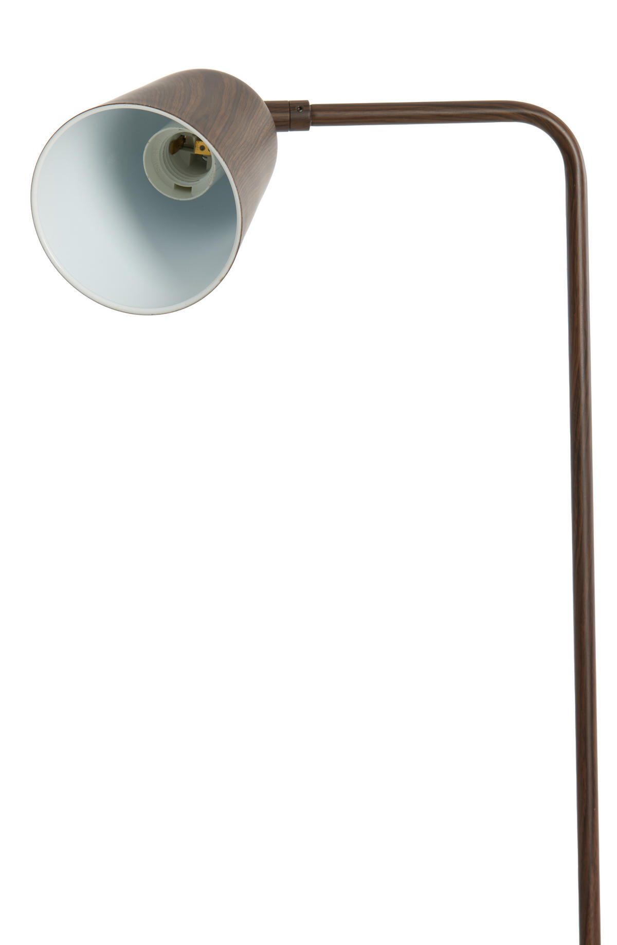 STEHLEUCHTE Salomo Braun Ø32,5/147 cm - Dunkelbraun, Metall (32.5/23/147cm) - Light & Living