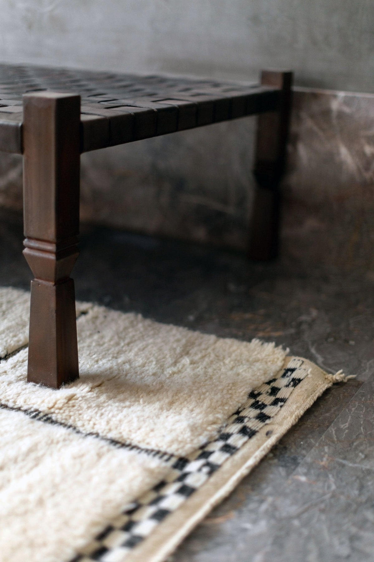 BERBERTEPPICH marokkanisch schwarz weiß Elbadi beige - Beige, Naturmaterialien (250/350cm) - AFK Living