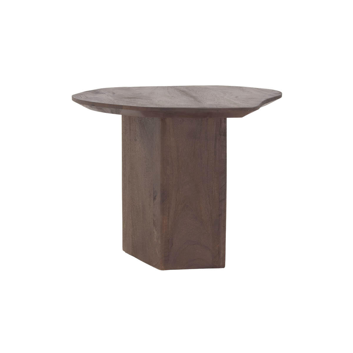 BEISTELLTISCH organisch 2er Set aus Mangoholz 70x60x35cm, braun - Braun, Holz (70/60/35cm) - Giga Meubel