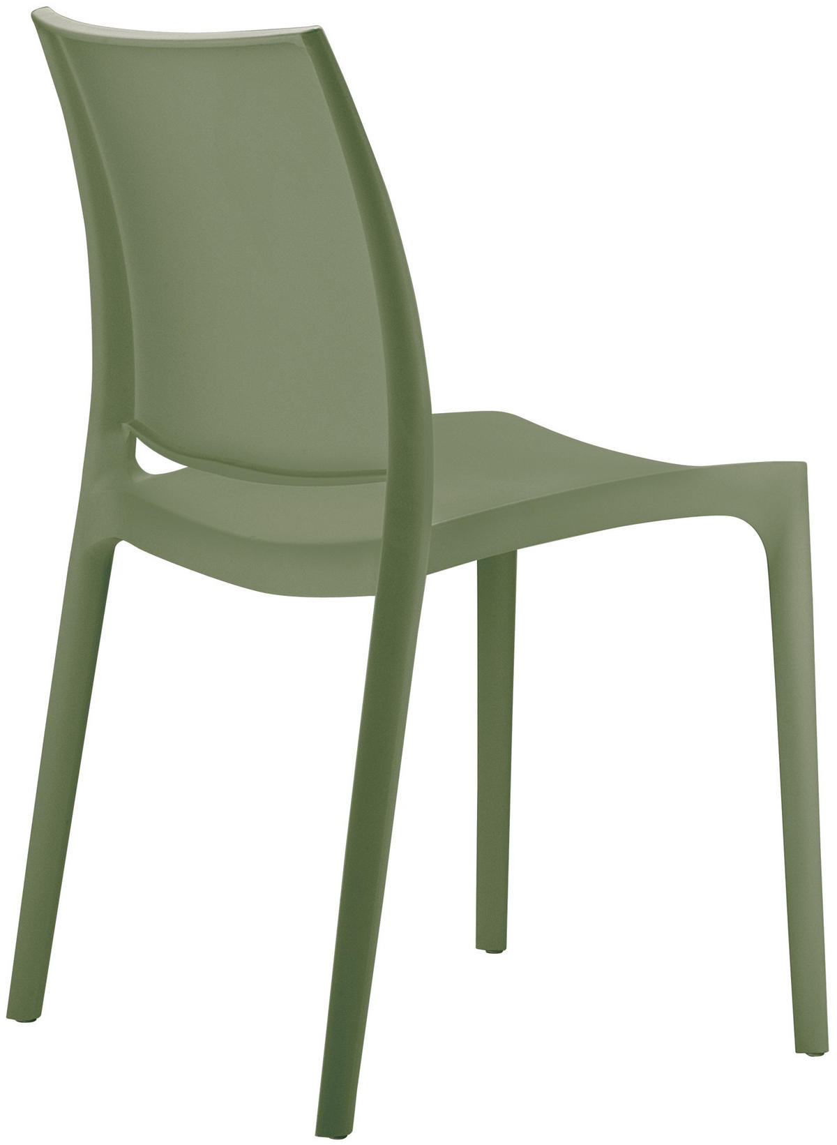 STUHL Maya oliv - Grün, Kunststoff (44/81/50cm) - TPFGarden