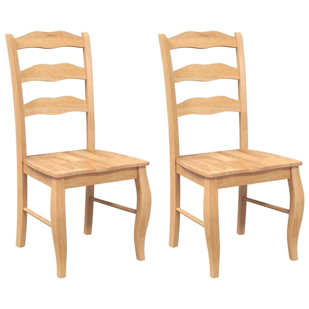 ESSZIMMERSTÜHLE Resz 2er-Set Hellbraun - Hellbraun, Holz (48/99/53.5cm) - DELUKE