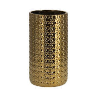 VASE Sylvi - Goldfarben, Stein (25cm) - home&you