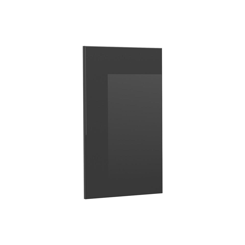 KÖKSFRONT R-Line Antracit högblank 36.4x59 cm möbelfront för hörnväggskåp Svart högglans 59/36.4/1.8 cm
