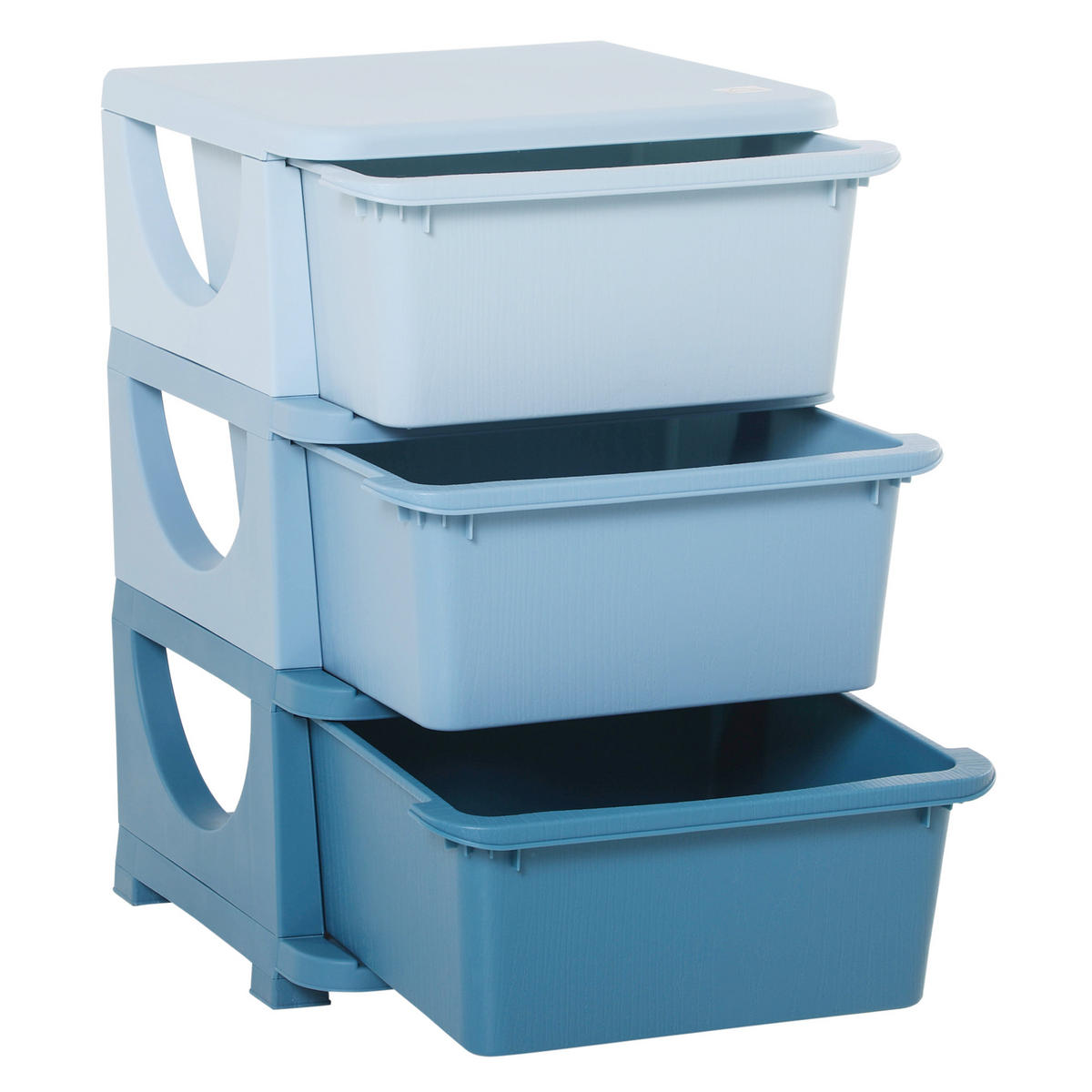 SPIELZEUGKISTE DE-09573 Blau - Blau, Kunststoff (37/37cm) - ComfortXL