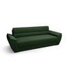 SOFA REBI BIS mit Schlaffunktion POSO 14 mit Stauraum - Dunkelgrün, Textil (80/78/240cm) - Bedante