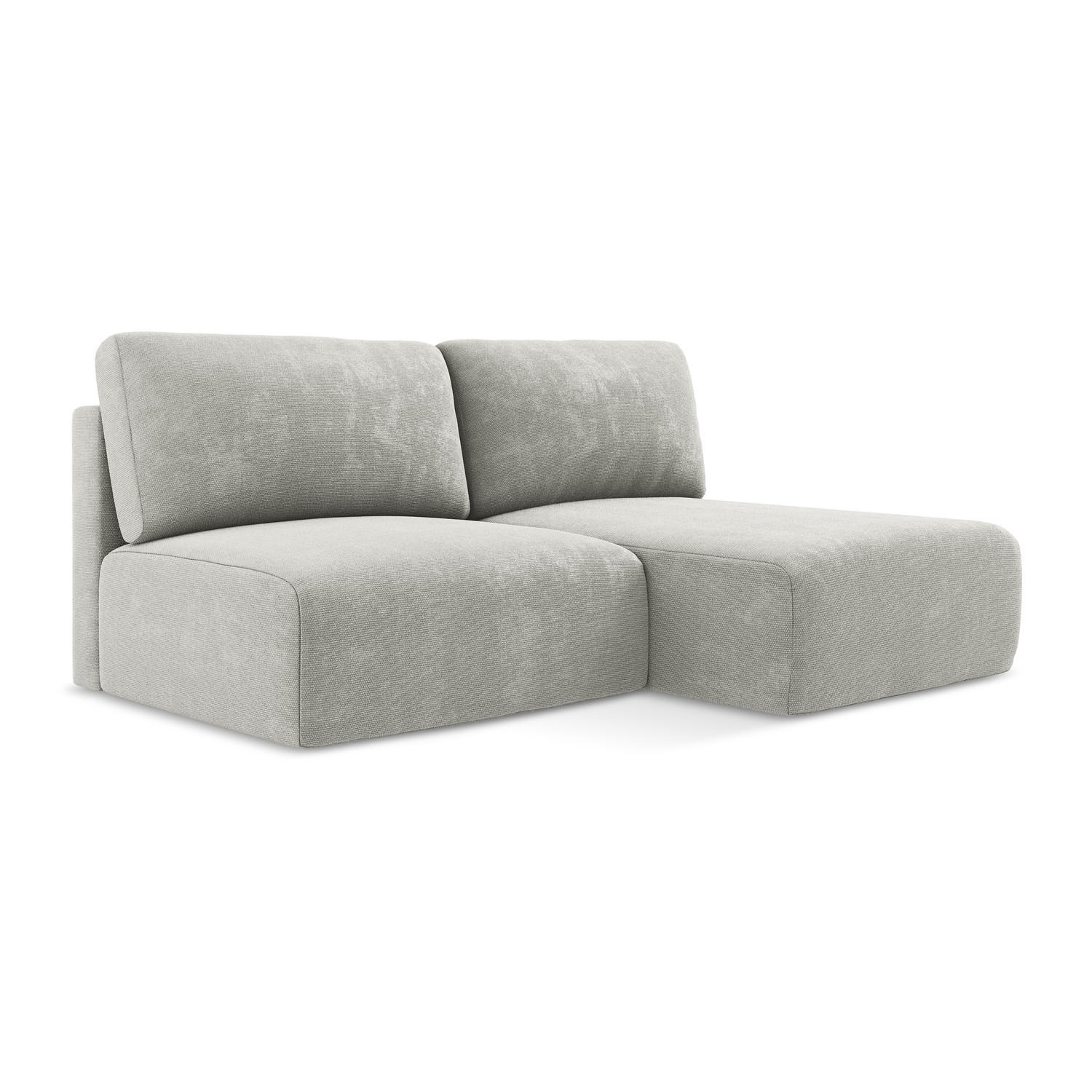 LaMiaSofa Ecksofa Hellgrau 210x149 cm