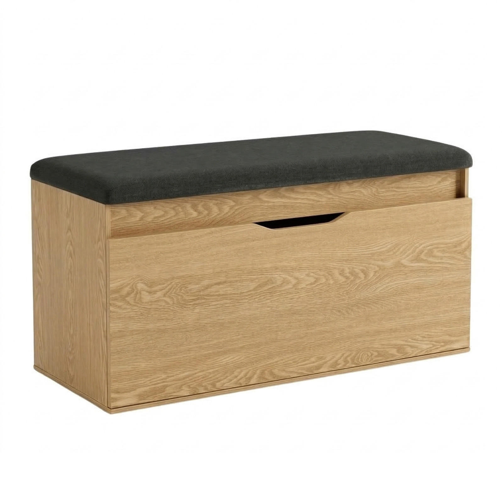 SCHUHSCHRANK Tori 100/50/35 cm Sitzbank - Braun, Holzwerkstoff (100/50/35cm) - BOXIMO