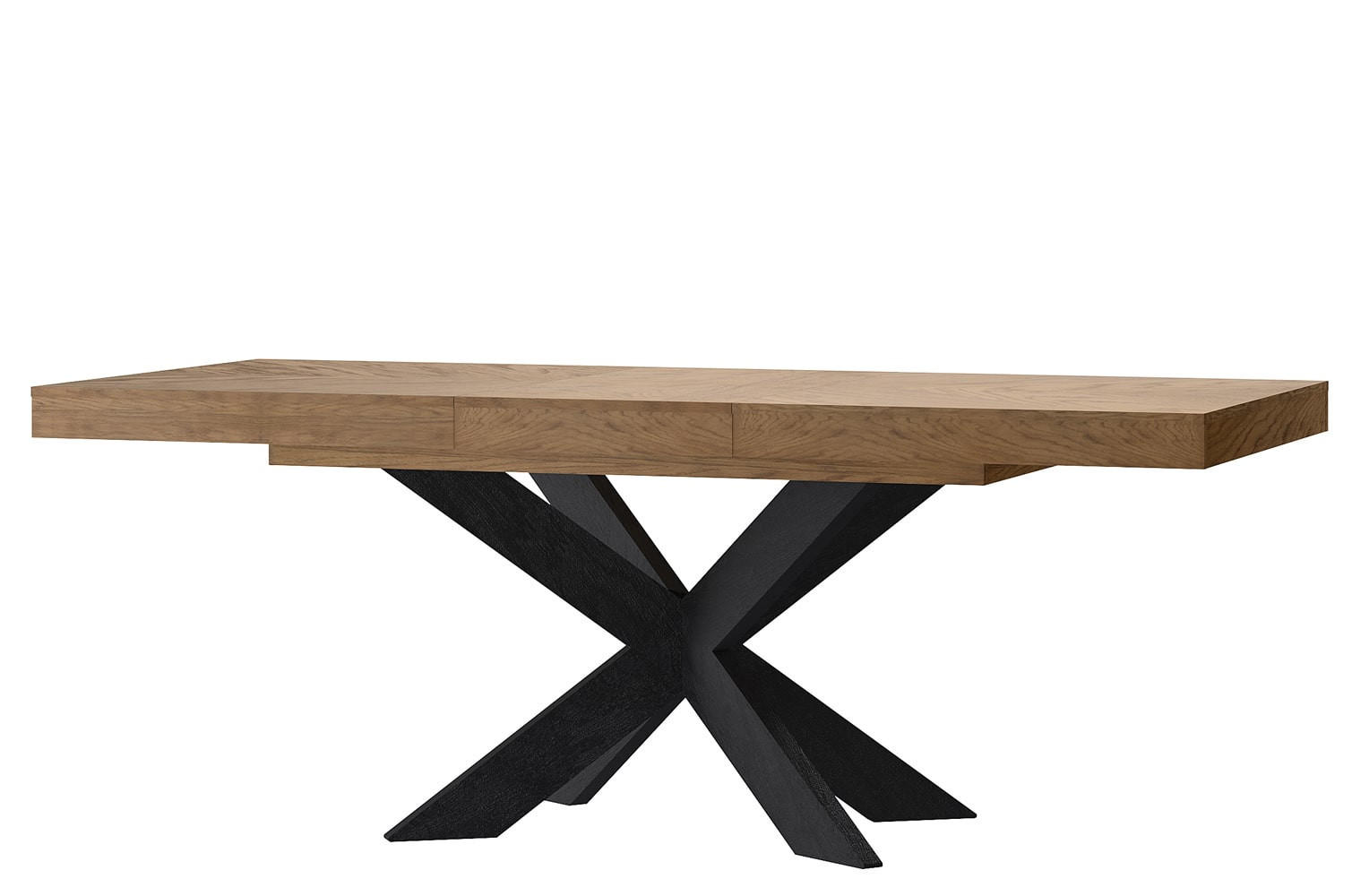 ESSTISCH Cozy Eiche Rustikal 160 - 210 / 95 / 77cm - Eichefarben/Braun, Holz (95/160/77cm) - Feldmann-Wohnen