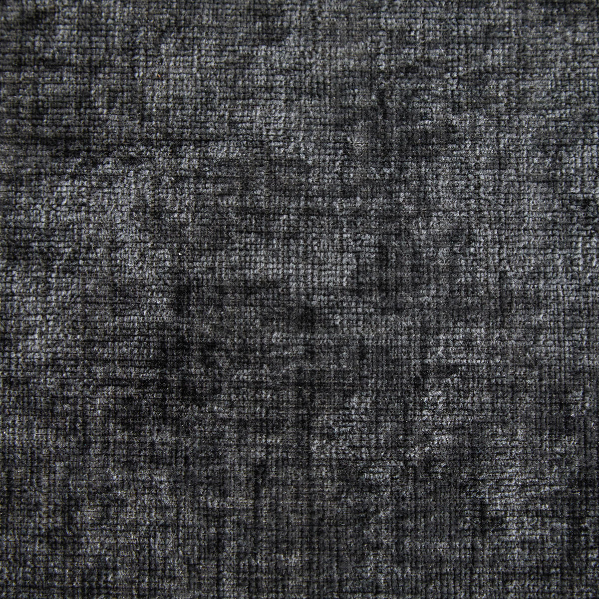 SCHLAFSOFA 2-Sitzer mit Chenillebezug und Bettfunktion - Schwarz, Kunststoff (142/85/79cm)