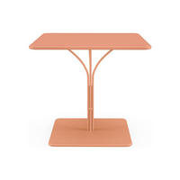 GARTENTISCH - 2 Personen - Metall - Hellorange - - Orange, Metall (80/80/75cm) - Vente-Unique