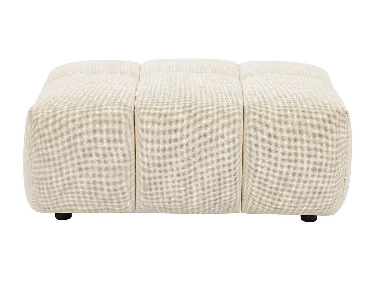 SITZHOCKER - 1 -Sitzer - Polyester - beige - APOLIU - Beige, Textil (72/45/109cm) - Vente-Unique