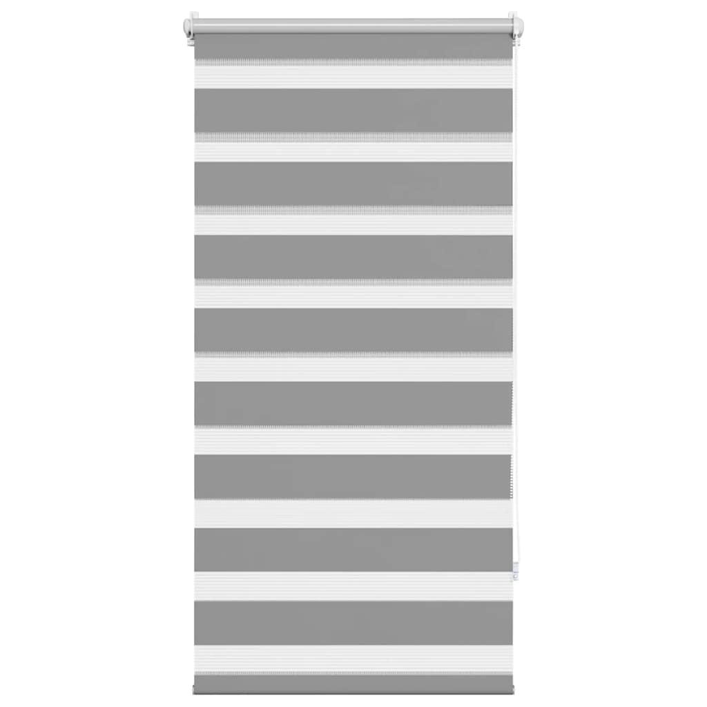 DOPPELROLLO 60,9/120 cm Stoffbreite 56,7 cm aus Polyester Grau - Grau, Textil (60/120cm) - vidaXL