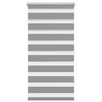 DOPPELROLLO 60,9/120 cm Stoffbreite 56,7 cm aus Polyester Grau - Grau, Textil (60/120cm) - vidaXL