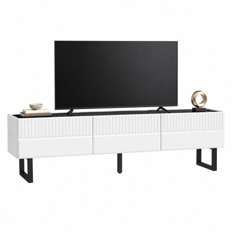Beauniv Tv-Schrank Schwarz 35x47x170 cm
