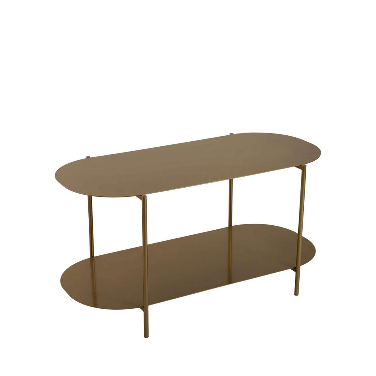 COUCHTISCH - Metall - Messing - Messingfarben, Metall (100/51/45cm) - Drawer