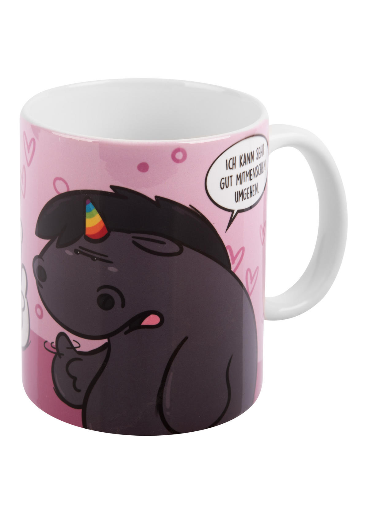 KAFFEEBECHER Pummel und Friends Mehrfarbig 320 ml - Multicolor, Keramik (0.32L) - United Labels