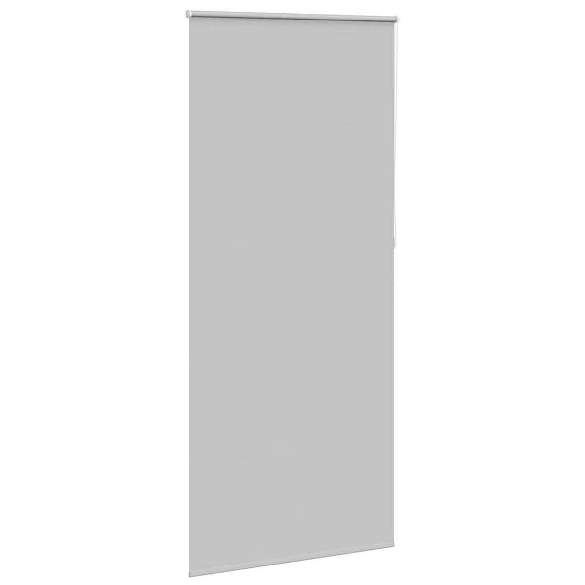 VERDUNKELUNGSROLLO 104,4/230 cm Stoffbreite 100 cm aus Polyester Grau - Grau, Textil (100/1/230cm) - vidaXL