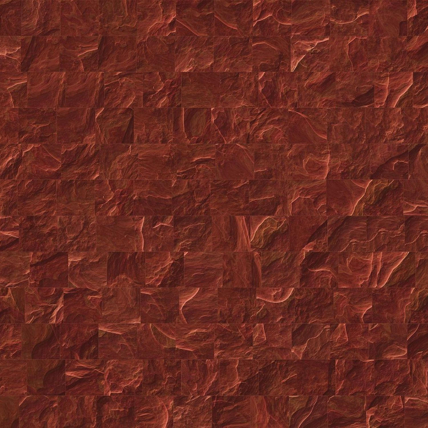 FOTOTAPETE Stein 400 x 280 cm - Rot, Papier (400/280cm) - Sanders & Sanders