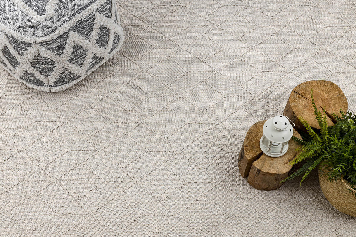 TEPPICH Origi 60/100 cm - Creme, Textil (60/100cm) - rugsX