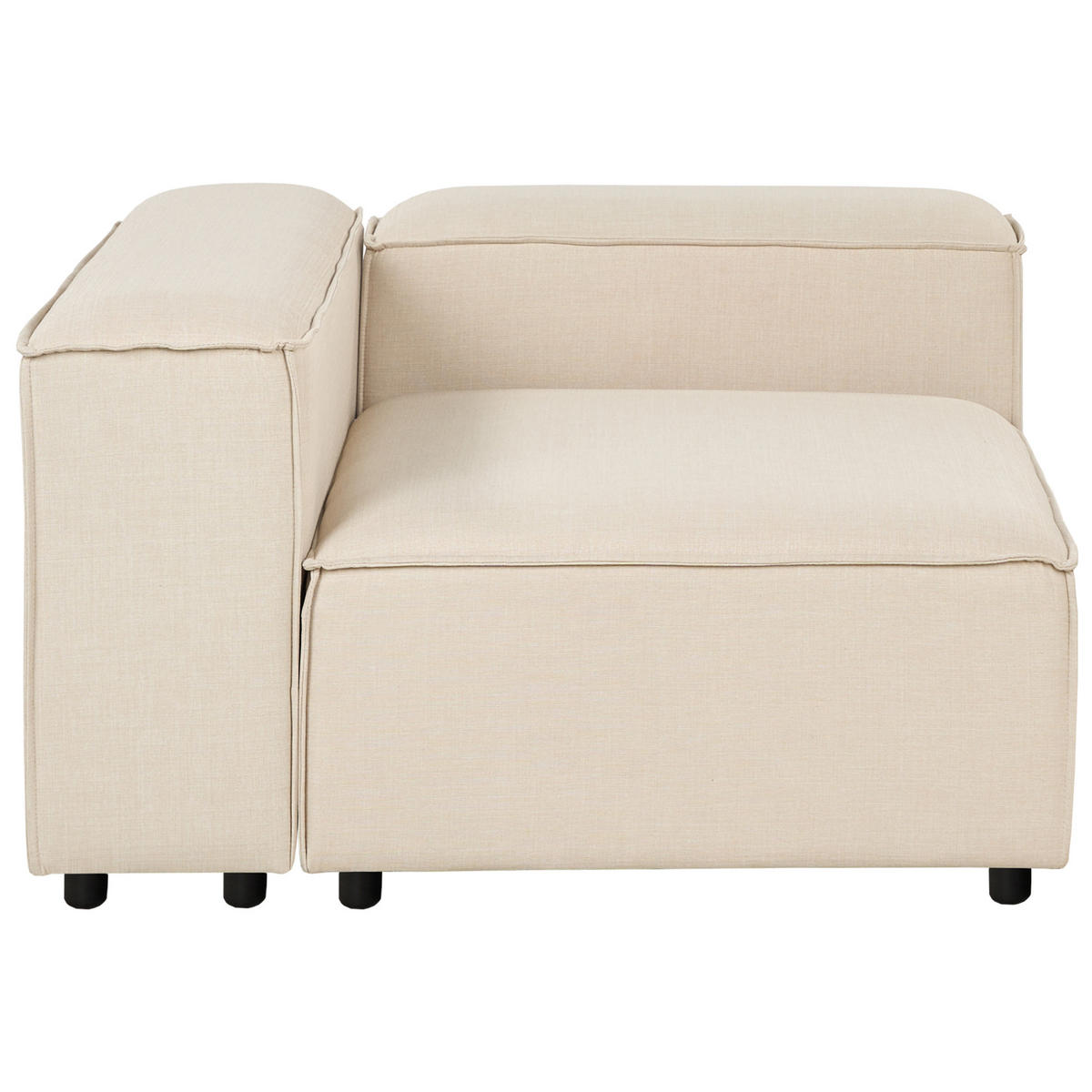 MODULÁRNÍ POHOVKA 3-místná Béžová Látka Ardal - béžová, textil (328/68/120cm) - Beliani
