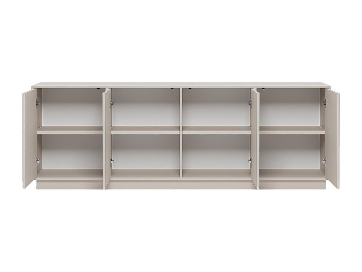 SIDEBOARD - 199.8cm x 43cm - MDF - beige - MEZULIA - Beige, Holz (199.8/71/43cm) - Vente-Unique