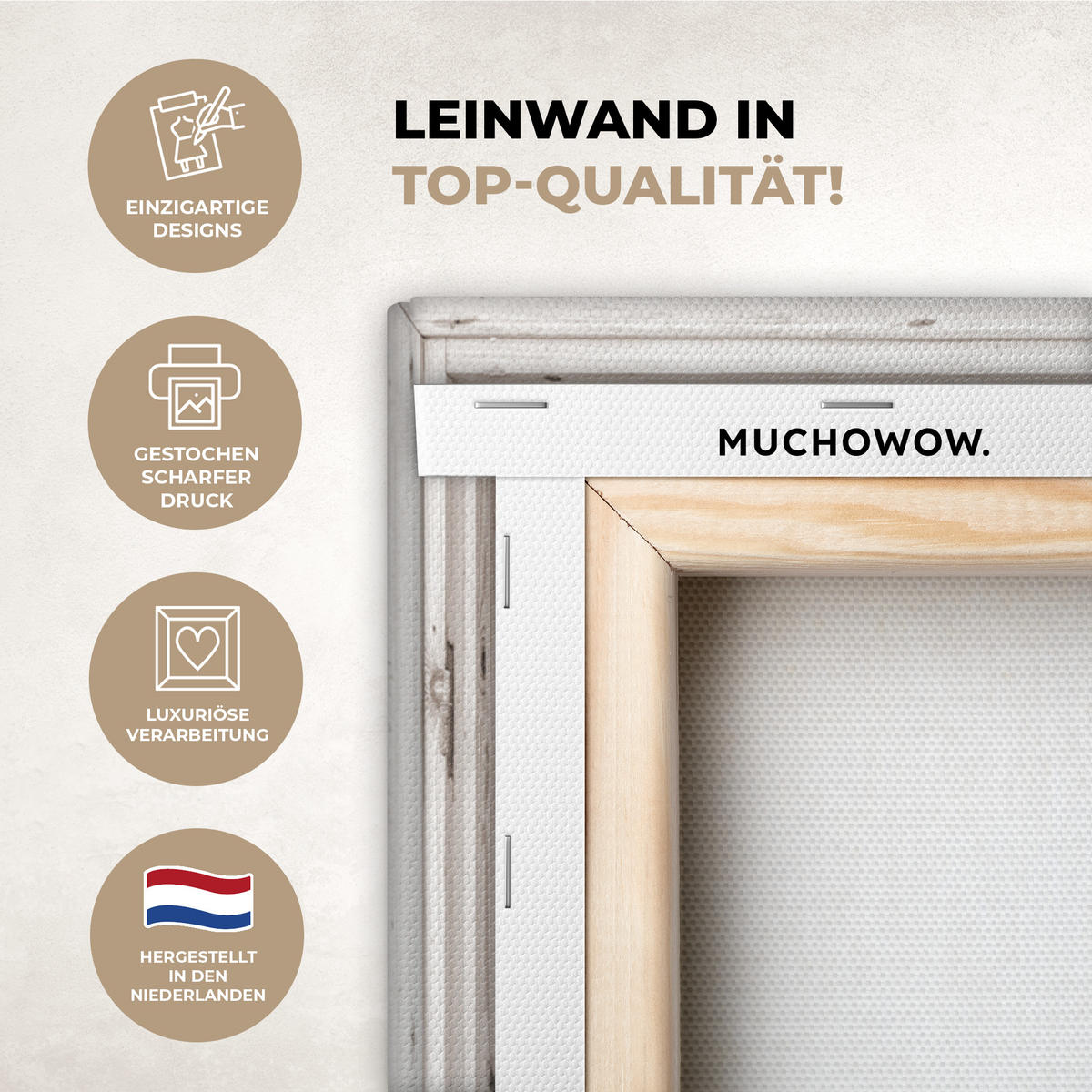 LEINWANDBILD Winterlandschaft - Hütte - Berge - Ausblicke - Aussicht - Natur 60x80 cm - Weiß Hochglanz, Textil (60/80cm) - MuchoWow