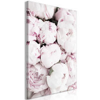 KUNSTDRUCK Rosa 40/60 cm - Pink/Weiß, Textil (40/60cm) - KUNSTLOFT