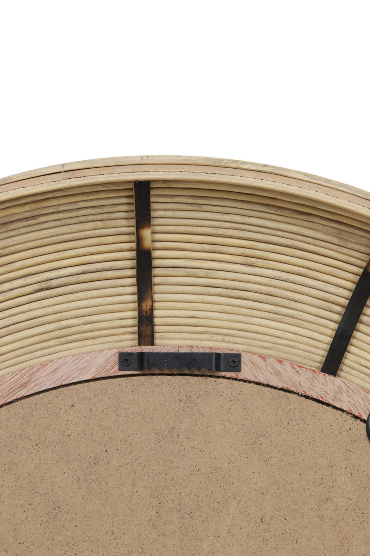 SPIEGEL Piedre Braun Ø71/71 cm - Hellbraun, Holz (4.5/71/71cm) - Light & Living