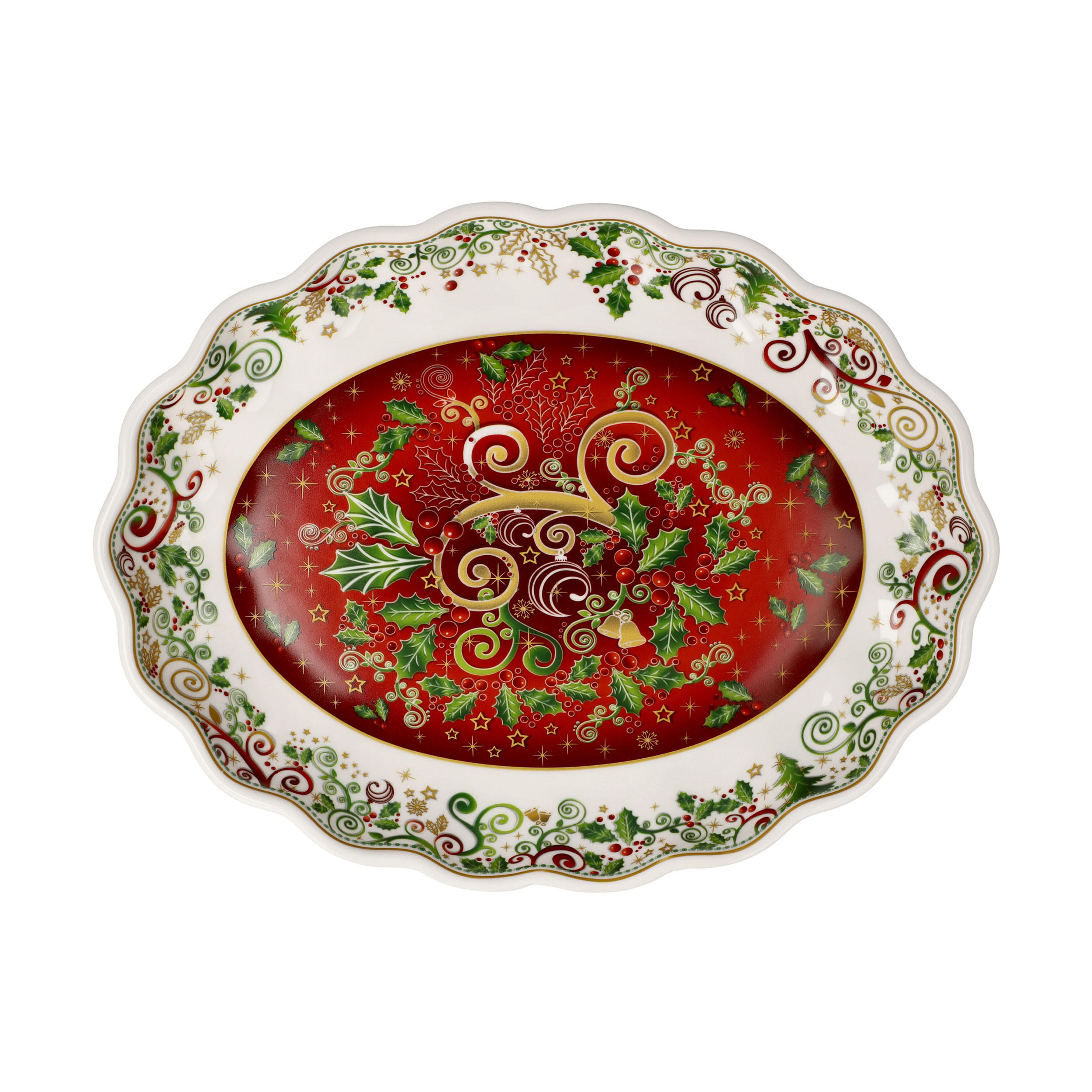 KÜNSTLERSCHALE Palais Royal - Ellipsis, Porzellan, Bunt, 28 x 21.5 cm - Multicolor, Keramik (3.5cm) - Goebel
