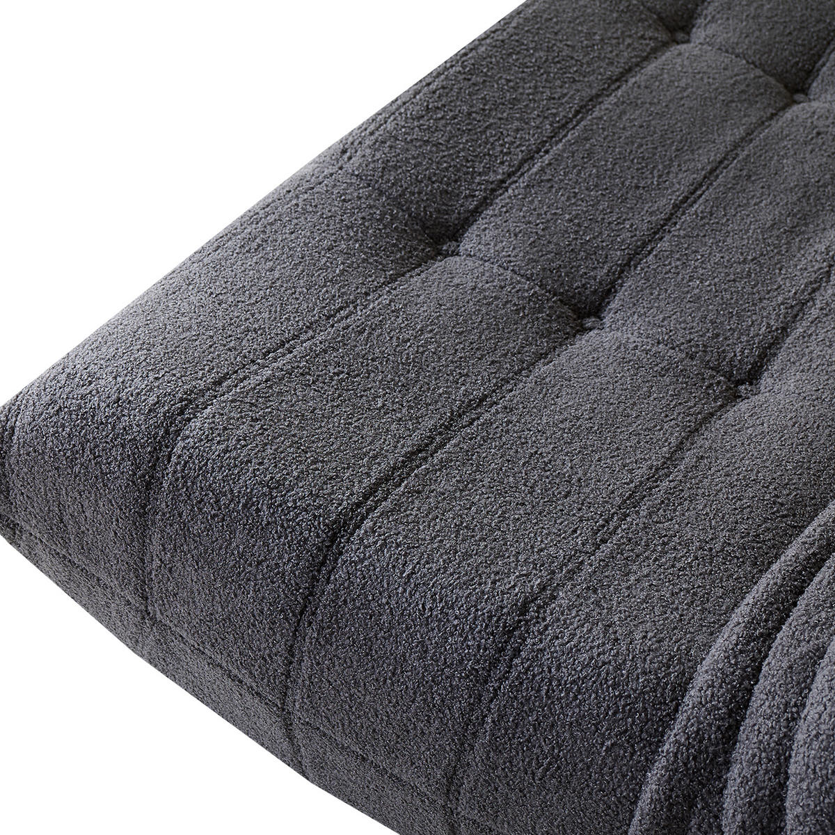 LIEGESESSEL 149/120/82 cm Schwarz Ergonomische Unterstützung für Schlafzimmer Wohnzimmer - Schwarz, Textil (120/82/149cm) - OKWISH