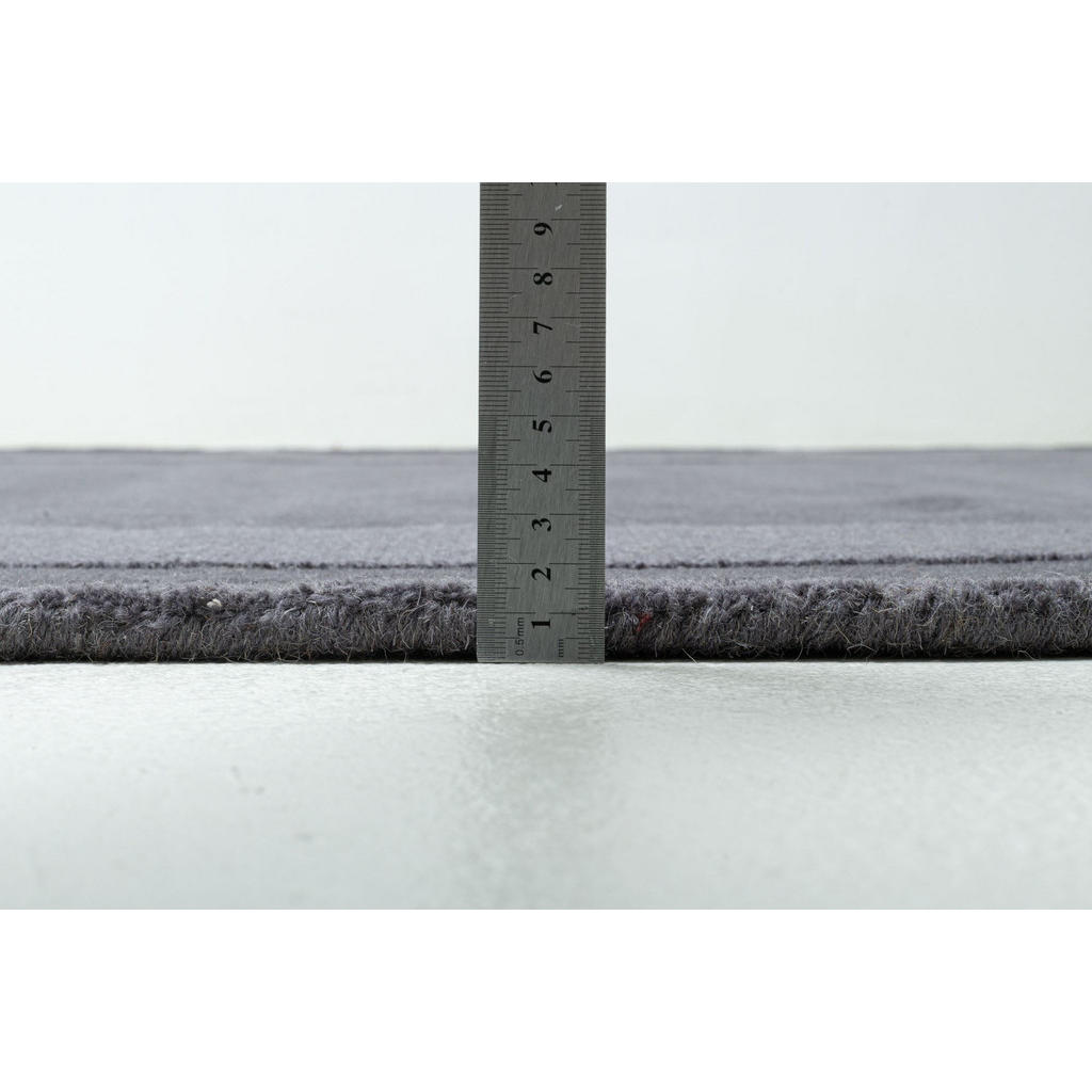 Thumbnail - Theko Handtuft-Teppich, Anthrazit, Textil, Abstrakt, Rechteckig, 190x290 cm, Teppiche & Böden, Teppiche, Hochflorteppich...