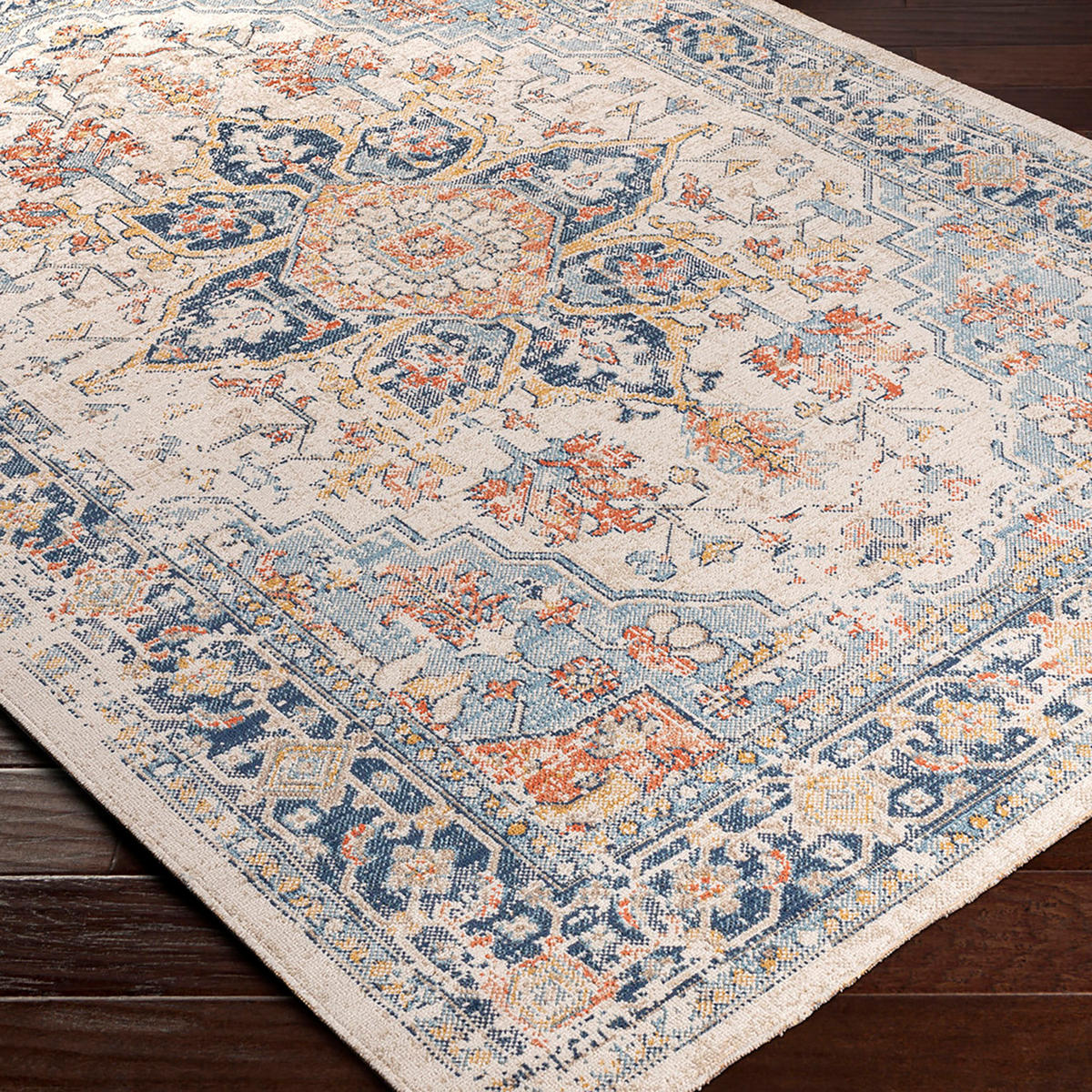 VINTAGE-TEPPICH Selma 160/213 cm Blau - Blau, Textil (160/213cm) - LIVABLISS