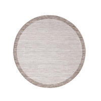 OUTDOOR-TEPPICH Sun 470 Beige 200 cm Rund - Beige, Textil (200/200cm) - carpet city