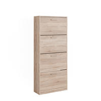 SCHUHKIPPER Gizmo Sonoma 59 x 137 cm mit 4 Fächern - Sonoma Eiche, Holzwerkstoff (59/137/22cm) - Vicco