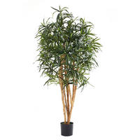 KUNSTBAUM Künstliche Dracaena Reflexa – Maelis 180 cm - Grün, Kunststoff (180cm) - aplanta