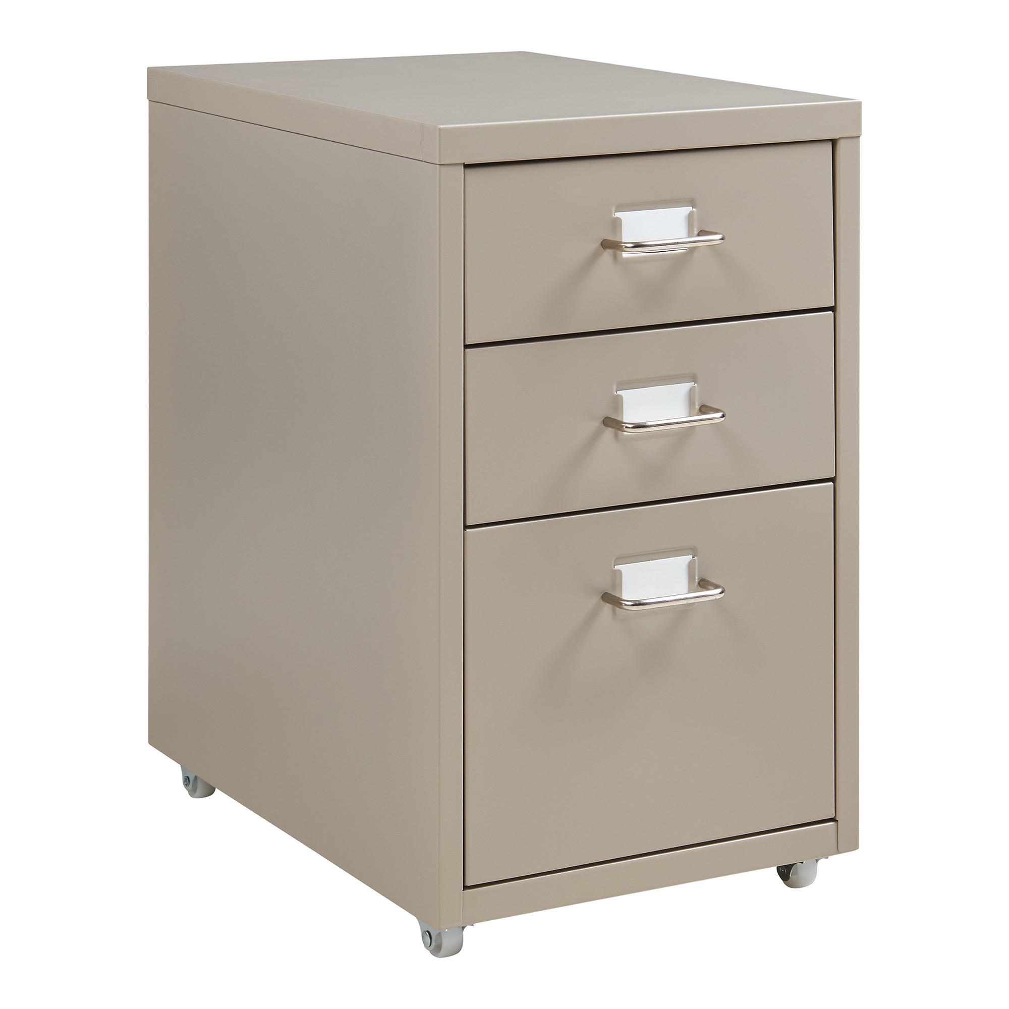 ROLLCONTAINER Kökar - Braun, Metall (28/48/41cm) - [en.casa]