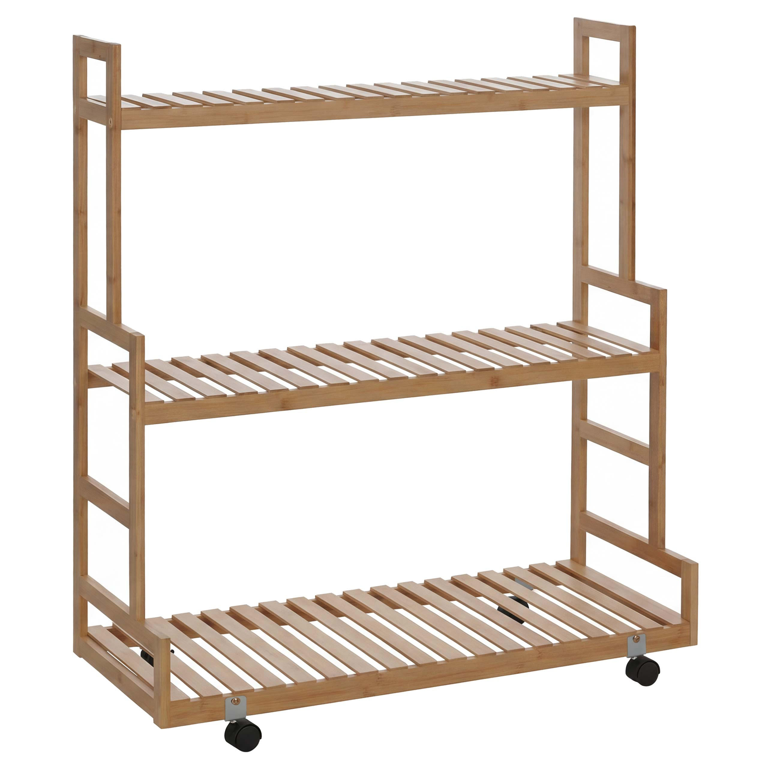 PFLANZENREGAL Beige - Beige, Holz (90/105/38cm) - MCW