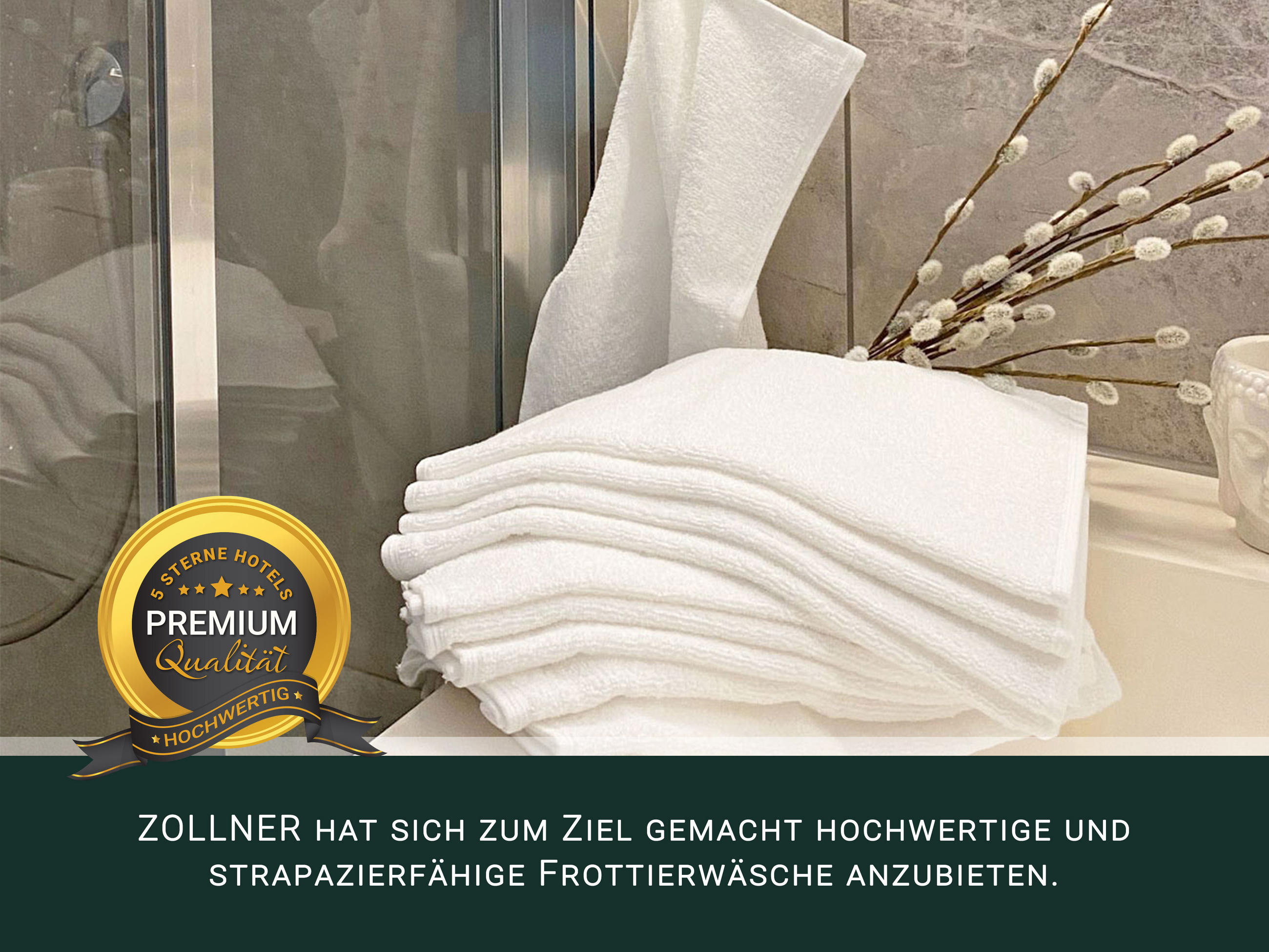GÄSTETÜCHER, 10er-Set, 30x50 cm, 100% Baumwolle, Weiß - Weiß, Textil (30/50cm) - Zollner