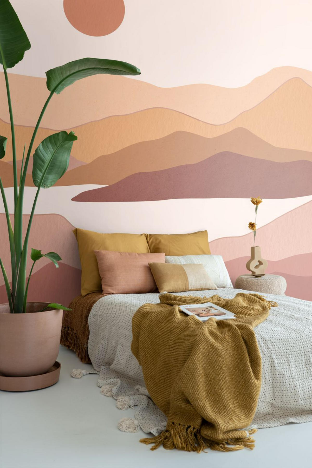 FOTOTAPETE Wüstenlandschaft 250 x 279 cm - Terracotta, Papier (250/279cm) - ESTAhome