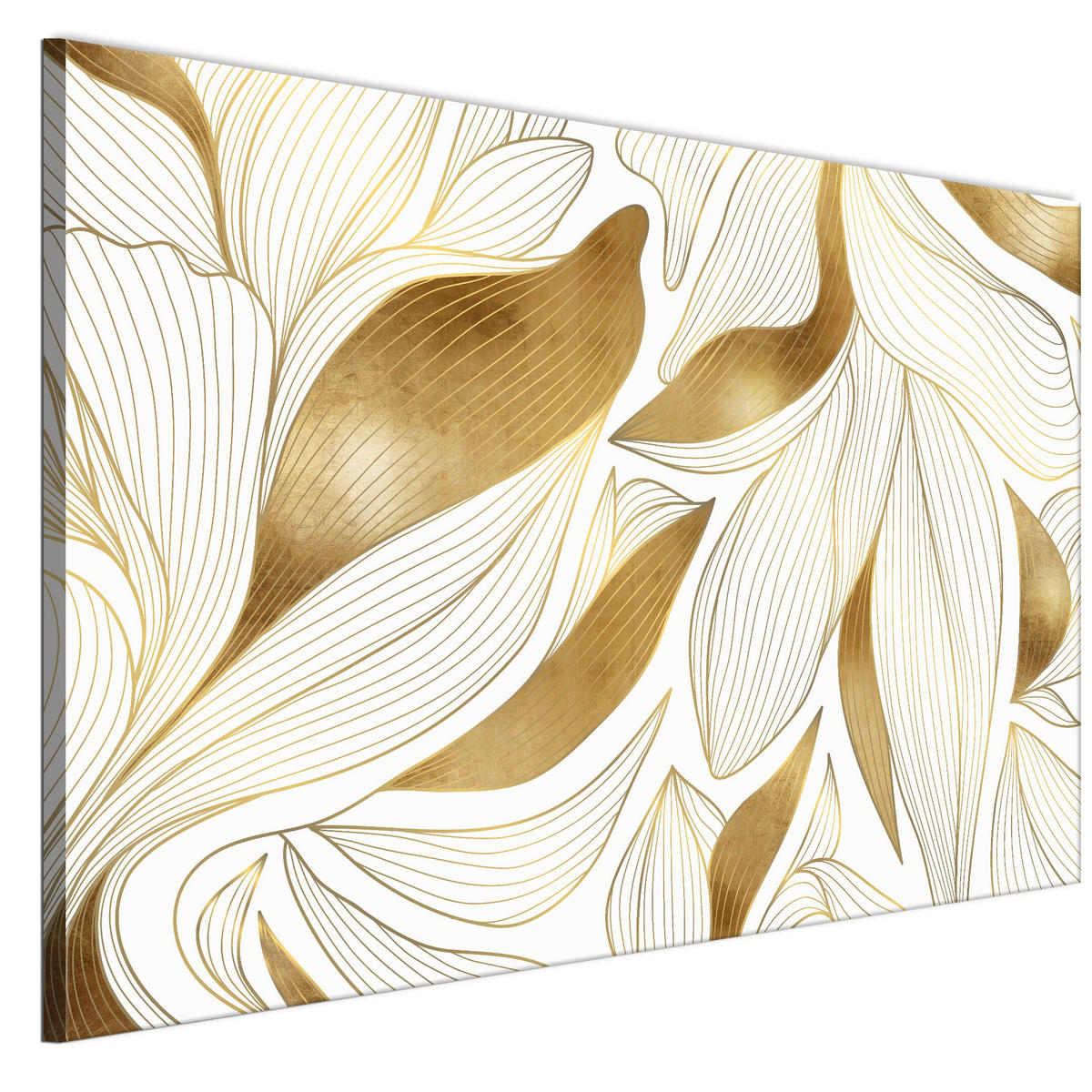 LEINWANDBILD Blätter 120x80 cm - Multicolor, Holz (120/80cm) - LUMASOUL