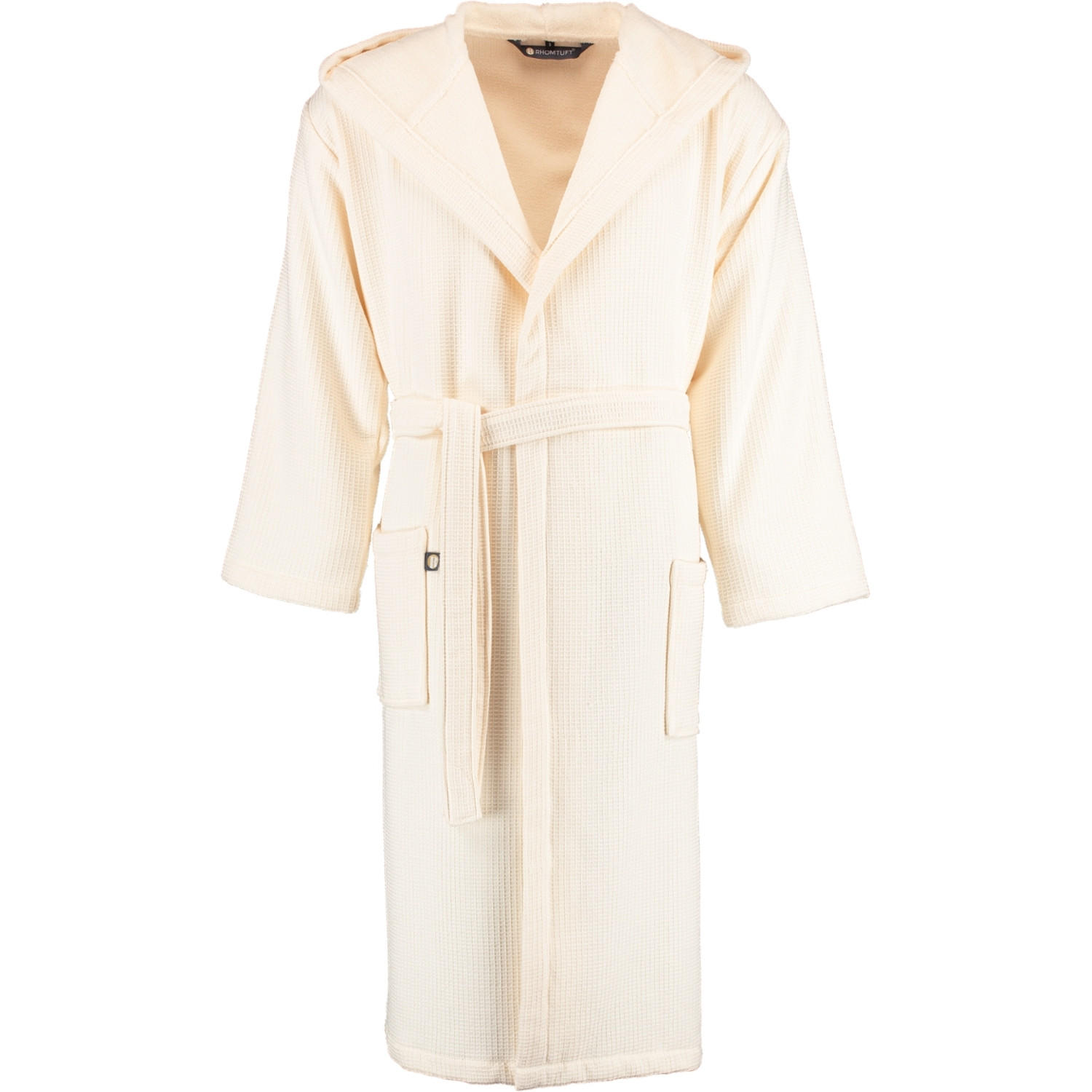 BADEMANTEL UNISEX KAPUZE FACE & BODY NATUR-JASMIN - 20 - Beige, Textil (XLnull) - Rhomtuft