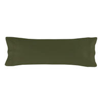 KISSENBEZUG basic 45x125 cm olivgrün - Olivgrün, Textil (45/125cm) - Happy Friday