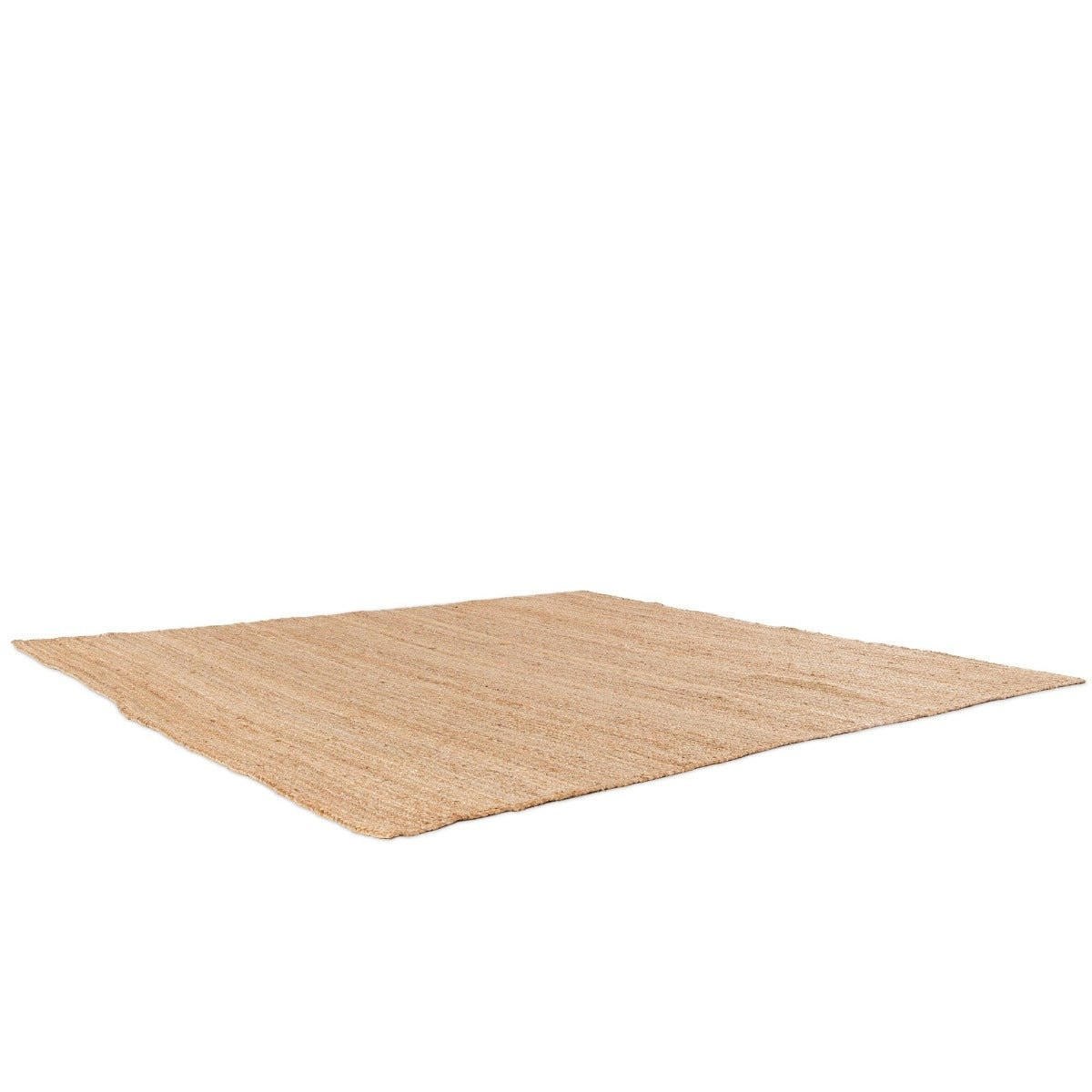 TEPPICH quadratisch aus natürlicher Jute beige - Beige, Naturmaterialien (160/160cm) - AFK Living