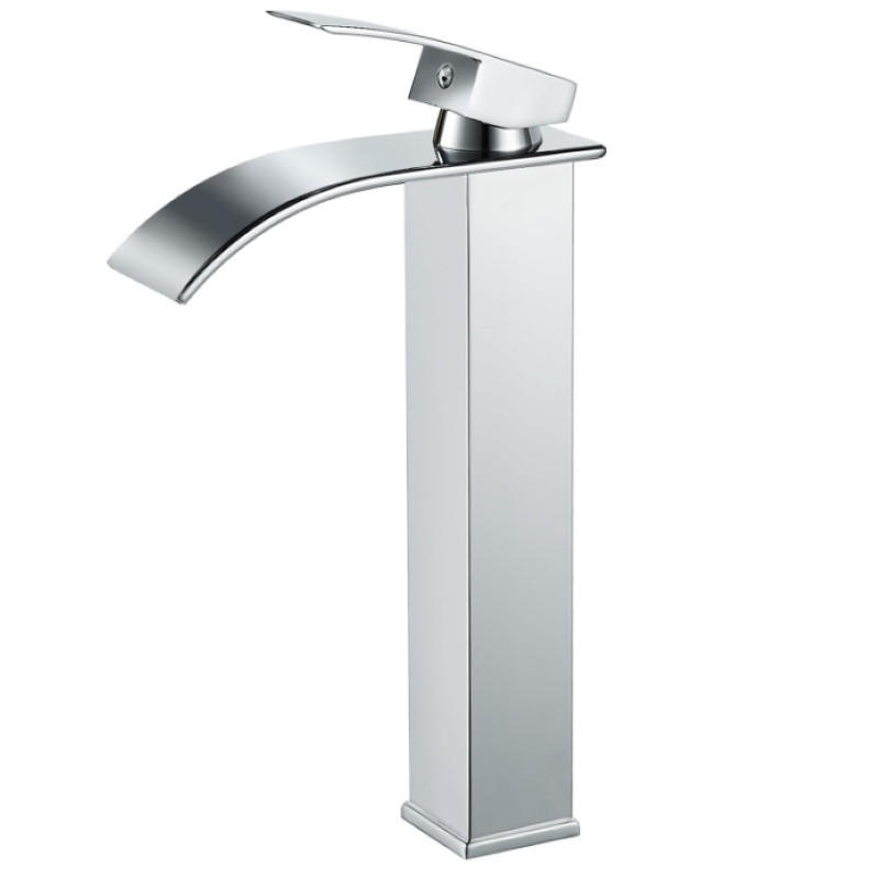 WASCHTISCHARMATUR, 30 x 17,5 cm, silber - Silberfarben, Metall (14/21/9cm) - Vallsero