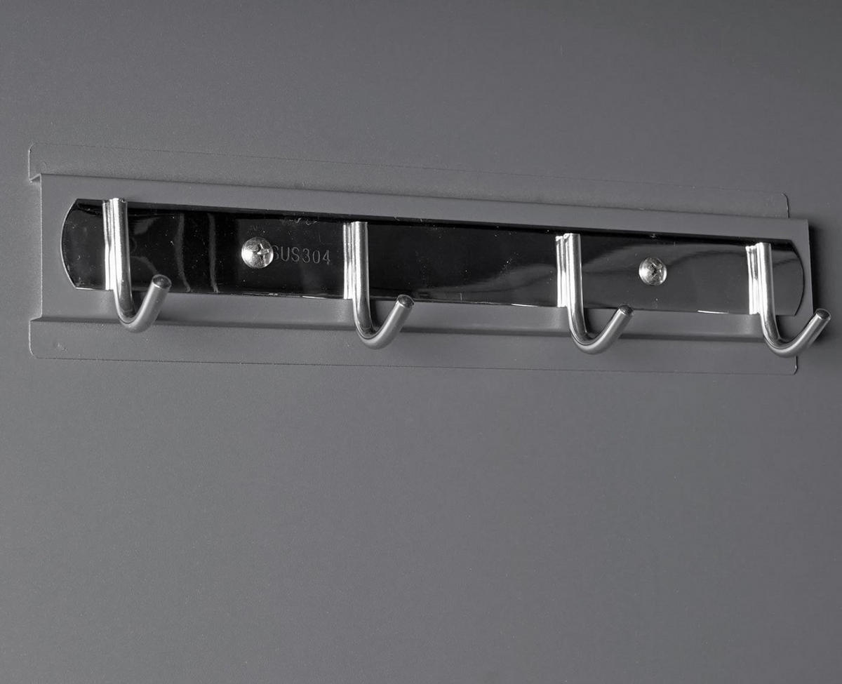 FAHRRADGARAGE 192x79x122cm Anthrazit - Anthrazit, Metall (79/192/122cm) - PROREGAL