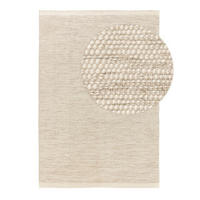 WOLLTEPPICH Rocco Cream 300x400 cm - Creme, Textil (300/400cm) - benuta Pure