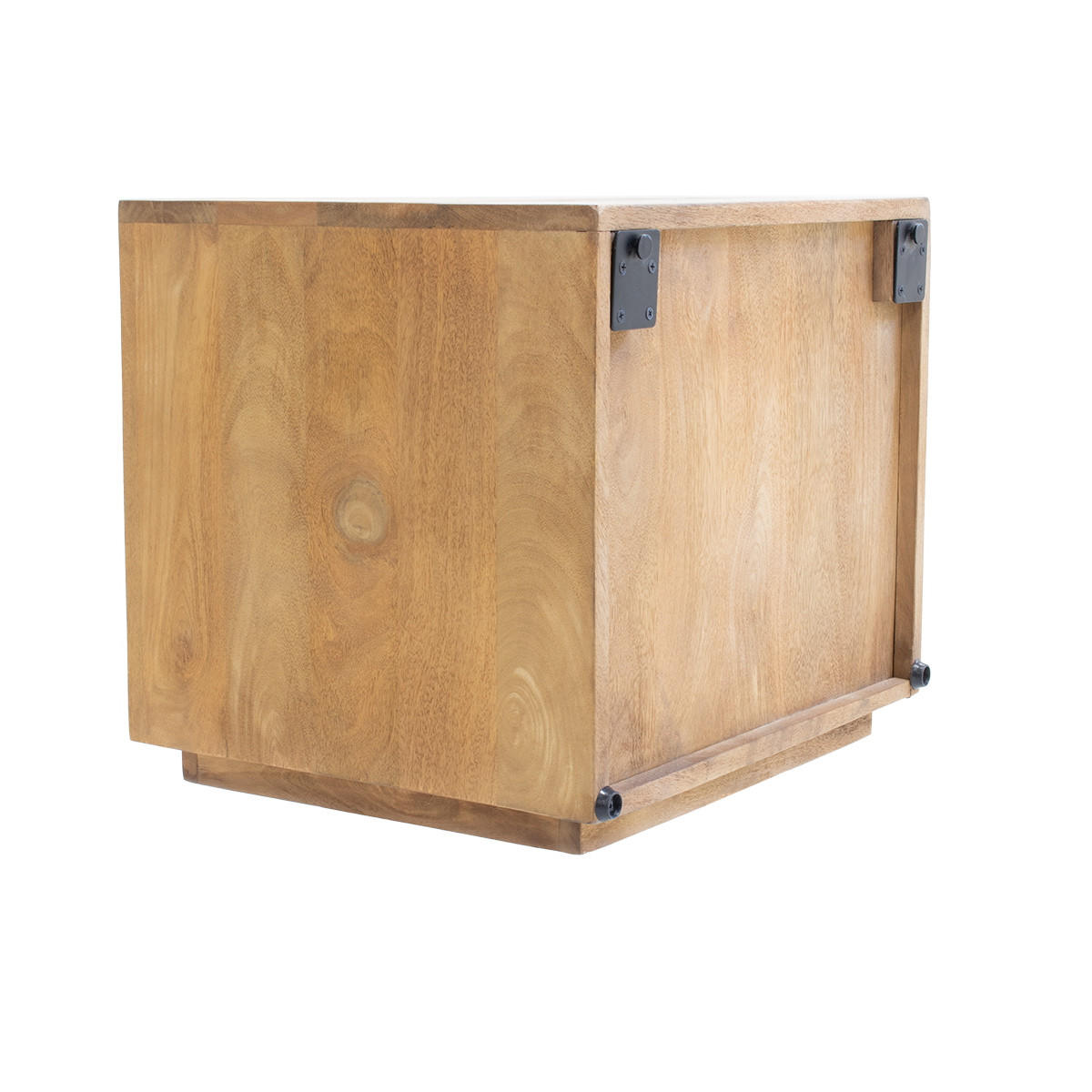 NACHTTISCH hängend aus Holz, natürlich - Braun, Holz (45/40/38cm) - Giga Meubel