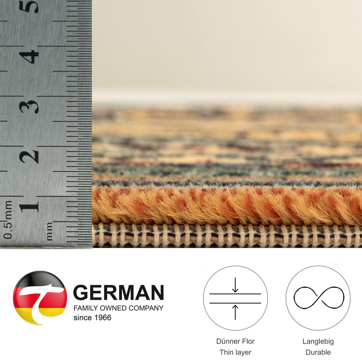 WEBTEPPICH Gabiro 416 160x235 cm - Multicolor, Textil (160/235cm) - THEKO